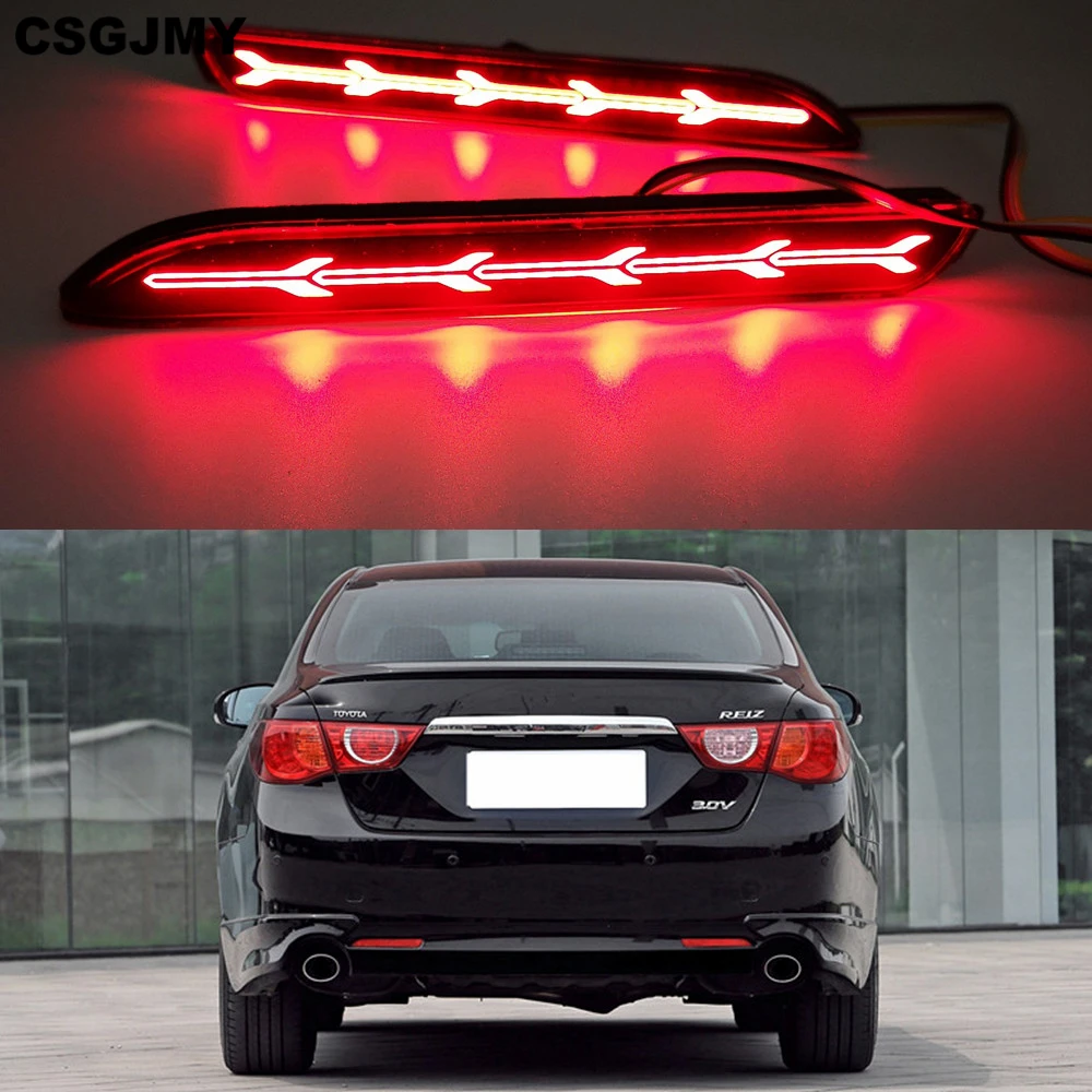 2 шт. светодиодный светодиодные ламсветильник для заднего бампера Toyota RAV4 Harrier Sienna