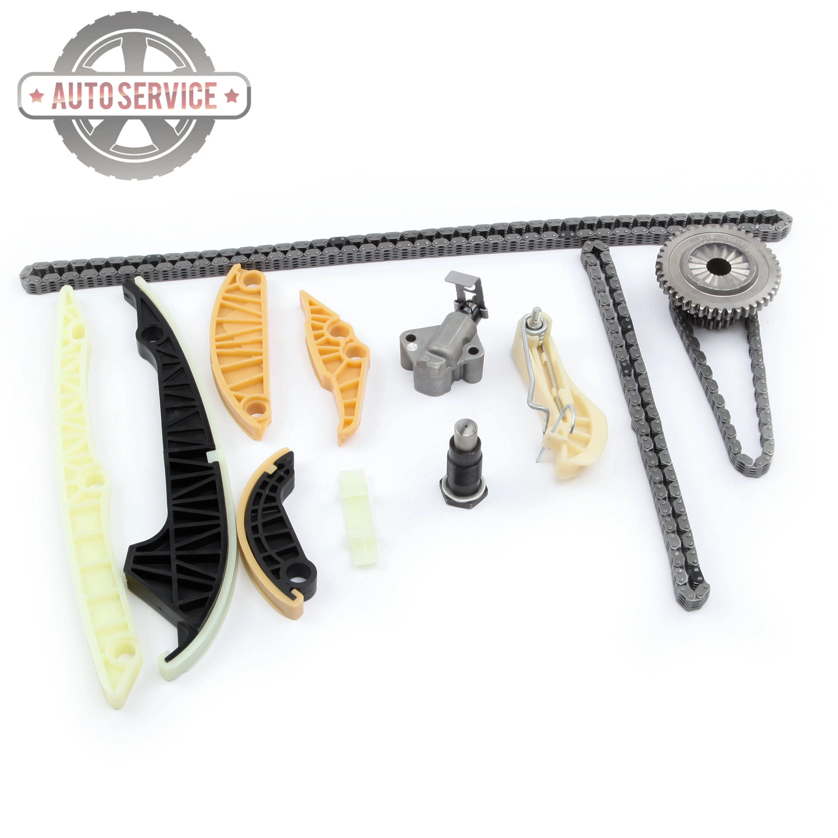 

13PCS Timing Chain Tensioner Guide Rail Set For Audi A4 A5 A6 TT VW Passat CC Skoda Octavia Seat Alhambra 06K109467K 06H109507N