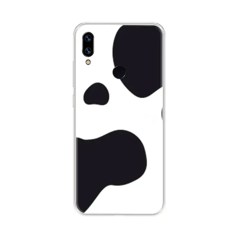 

Cow Print Cartoon Black and White Phone Case For OPPO F 1S 7 9 K1 A77 F3 RENO F11 A5 A9 2020 A73S R15 REALME PRO