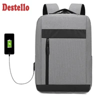men backpack laptop computer outdoor travel bags for male large capacity fashion preppy style men casual backpack usb interface
