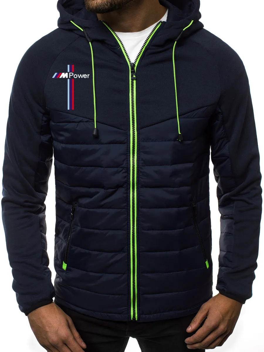 Мужская толстовка с капюшоном длинным рукавом на молнии|Куртки| |