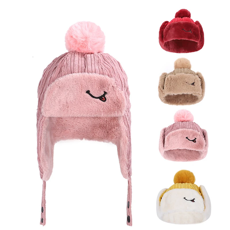 Детские шапки детская шапка Lei Feng осенне зимняя теплая для мальчиков наушники