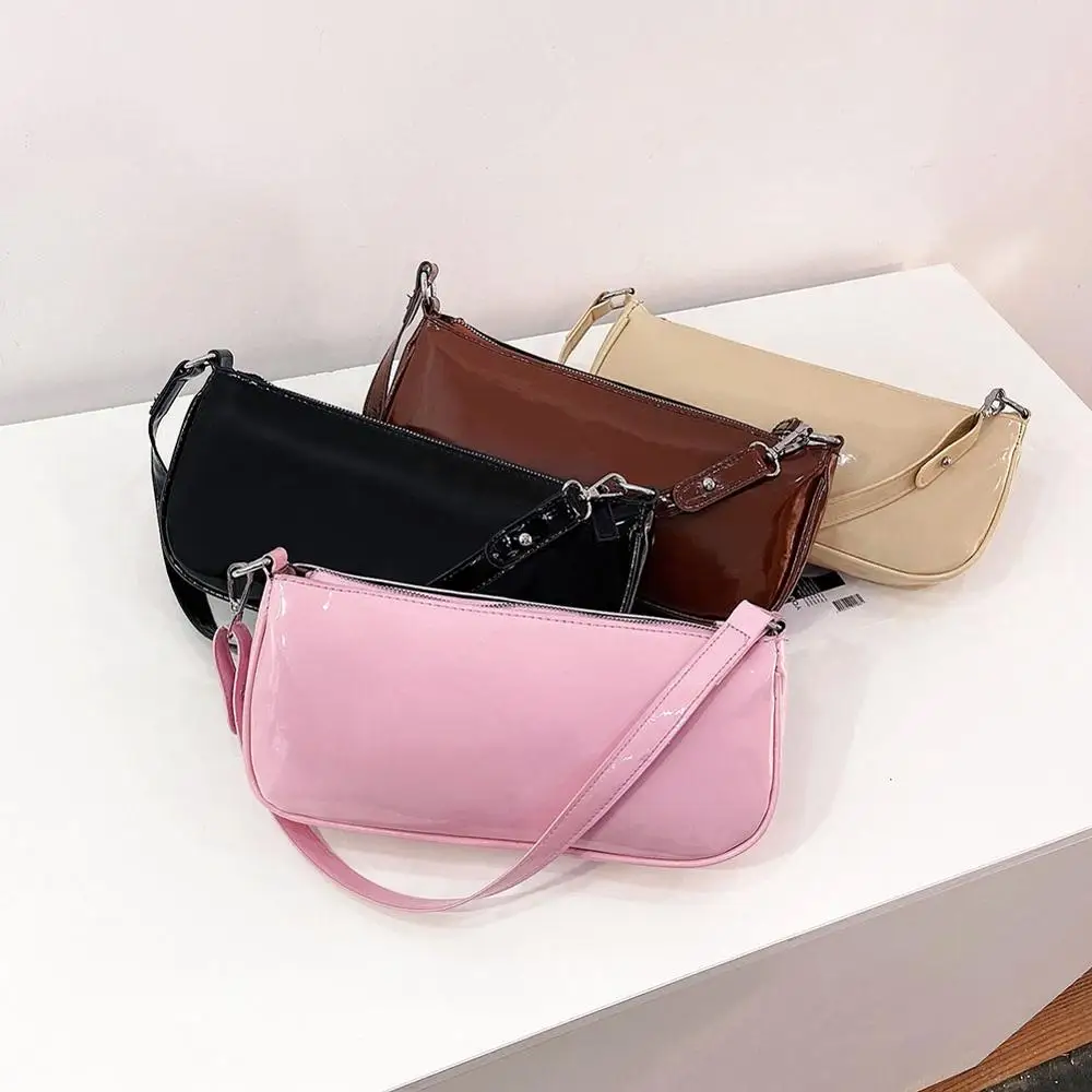 

2020 New Fashion Women Shoulder Bags Ladies Elegant PU Leather Shopping Handbag Candy Color Female Casual Shoulder Tote Bag
