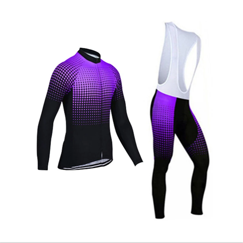 

2021 Men's Cycling Jersey Long sleeve set Bike Clothing Wear Breathable, sweat-absorbent and comfortable