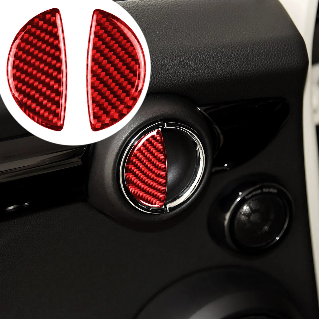 

Carbon Fiber For MINI Cooper R55 R56 R60 R61 Clubman Countryman F55 F54 Inner Door Handle Cover Sticker Interior Modification