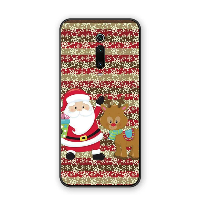 3552 Redmi Note 7 S2 веселый медведь для рождественской елки чехлы для телефонов Xiaomi Redmi 6A 5A 4A 4 5 6 7 Pro 5Plus GO Санта Клаус мягкий чехол из ТПУ - Цвет: 3552