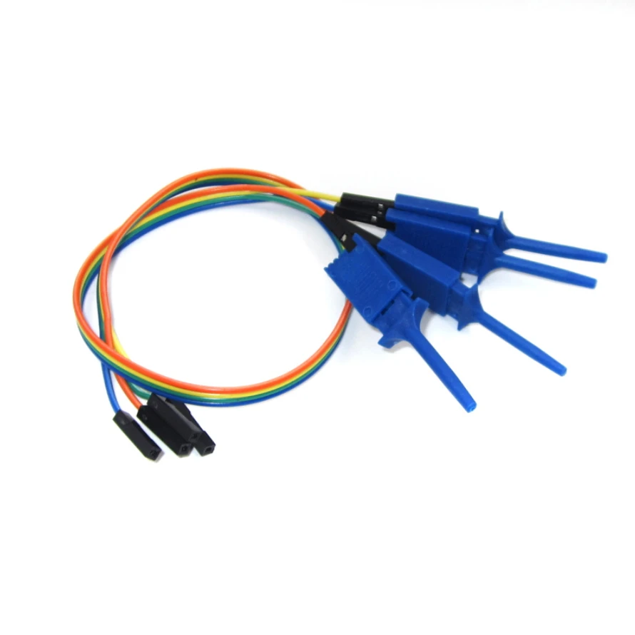 Тестовый зажим крюк провода тестовый для анализатора логики электронных