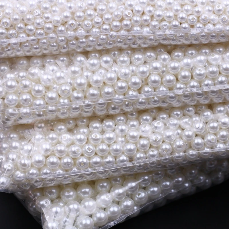 

Перфорированные круглые бусины с имитацией жемчуга