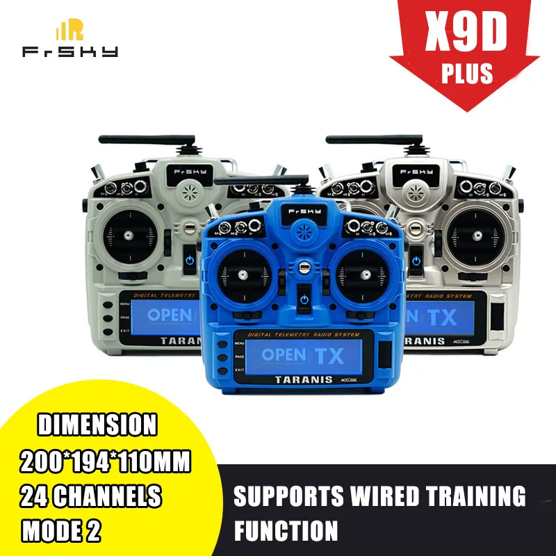 Передатчик FrSky Taranis X9D Plus 2,4G 24CH ACCST D16 с функцией анализатора спектра для радиоуправляемого дрона