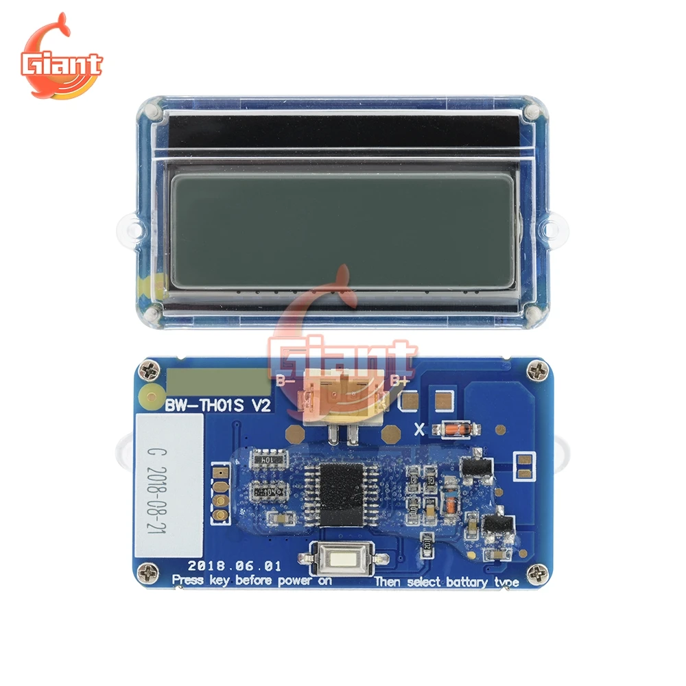

Универсальный тестер емкости аккумулятора 12 В, ЖК-дисплей, индикатор свинцово-кислотных аккумуляторов для автомобиля, цифровой монитор, во...