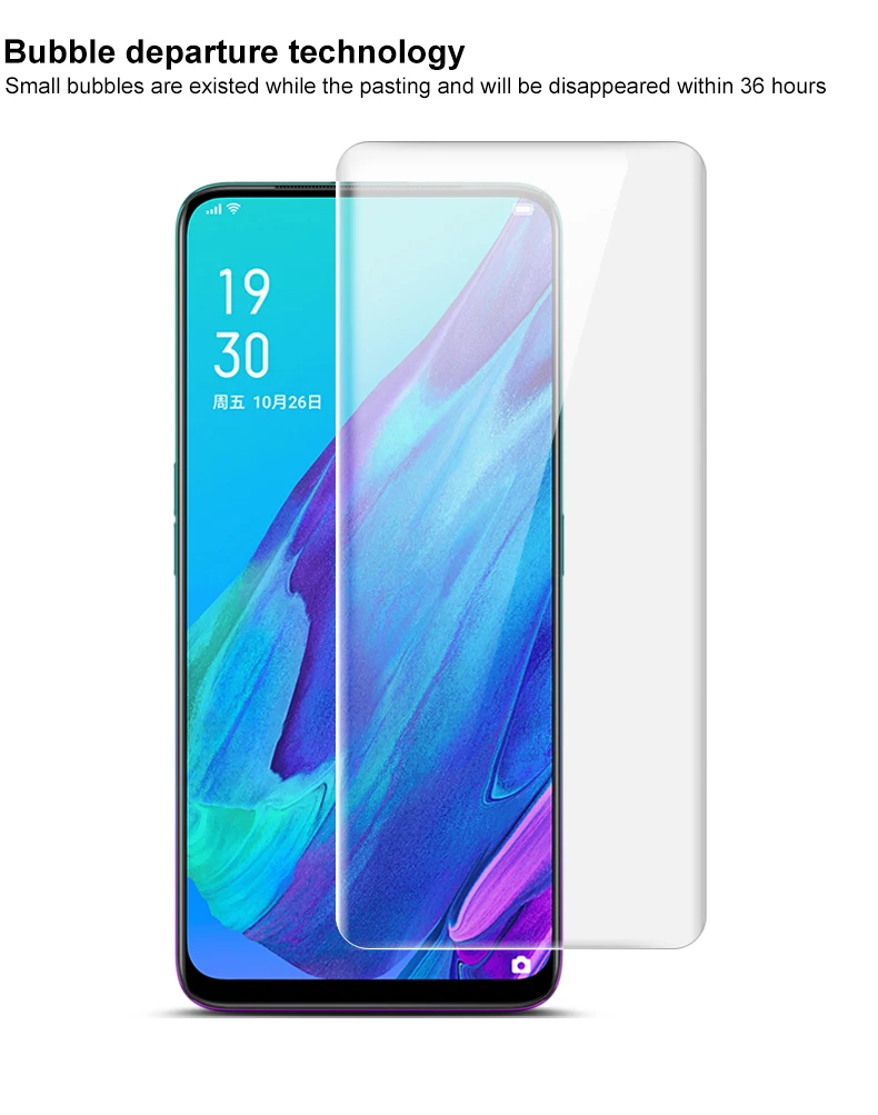 Imak Hydrogel III для OPPO Reno2 Z, 2 шт., защита для заднего экрана, передняя, задняя, полное покрытие, мягкая защитная пленка, не стекло