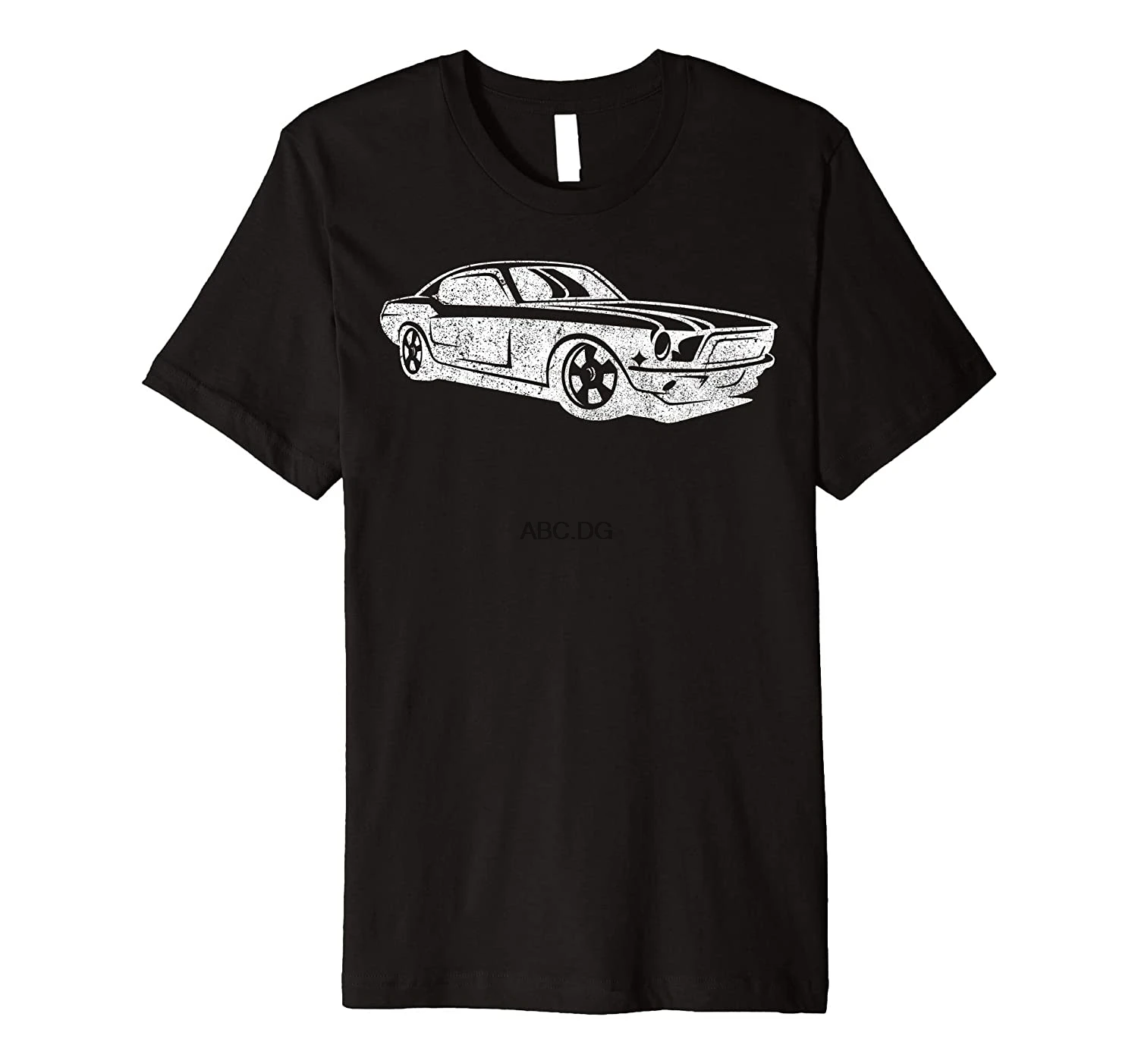 

American Muscle Car Speed Lover Cars Fan Racing Driver Rat Premium T-Shirt(21)