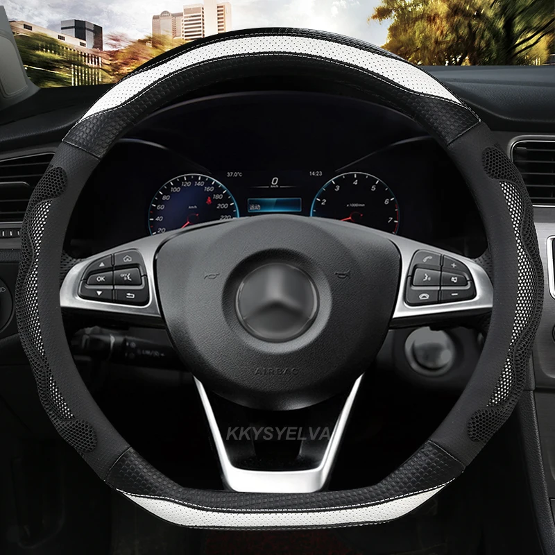 

Кожа из микрофибры для Mercedes Ben AMG, 38 см, модели A C CLA E GLA GLC GLE S B CLS, аксессуары класса