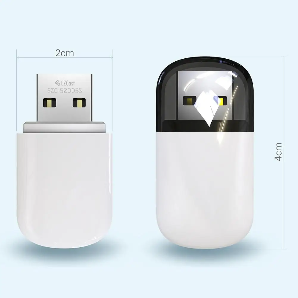 1200 Мбит/с миниатюрный wi-fi-адаптер сетевой карты USB WiFi адаптер для ПК настольного ноутбука 2,4G 5,8G беспроводная сетевая карта
