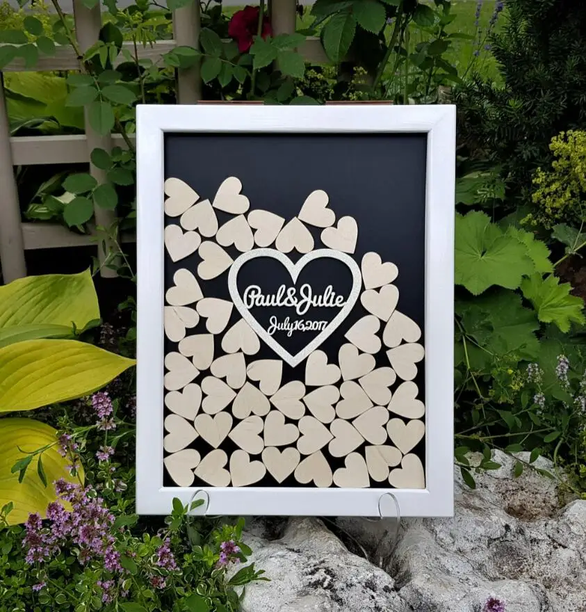 

personalise Mr. and Mrs. Message Book, Wedding Message Book, Wooden Wedding Classic Memory Message Book, Elegant Delivery Box