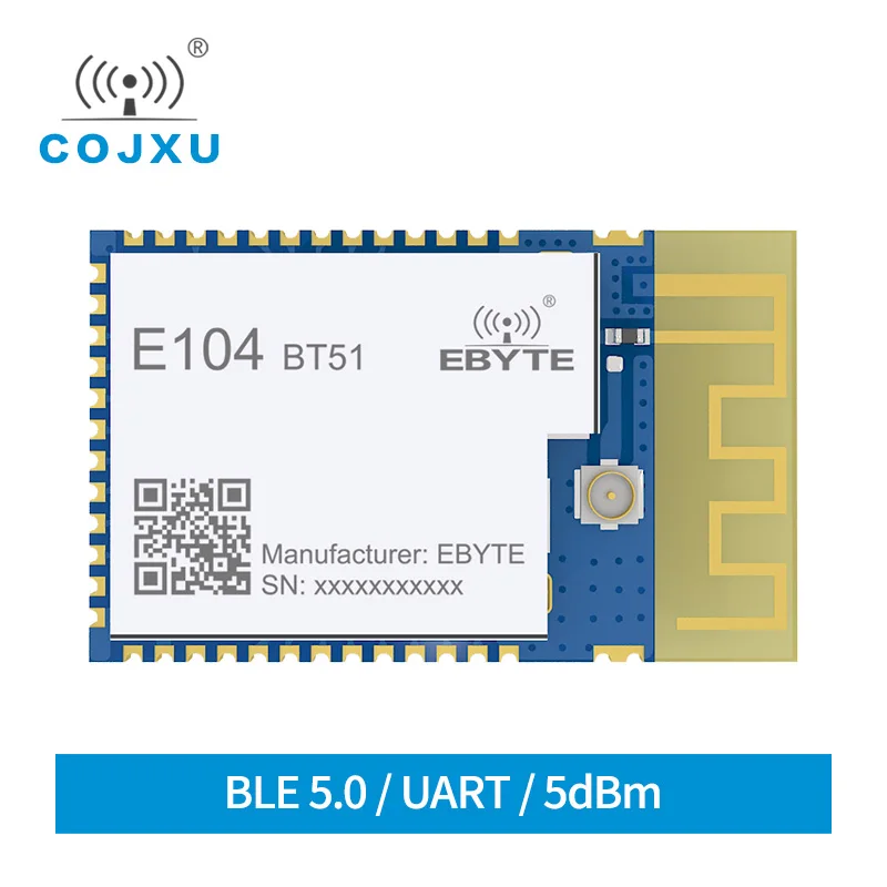 BLE5.0 Bluetooth модуль 2 4 ГГц BLE низкое энергопотребление PCB антенна SMD cojxu E104-BT51 UART