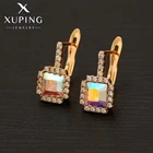 Xuping модные ювелирные изделия, Новое поступление, квадратные серьги с кристаллами для женщин, подарок 10337795