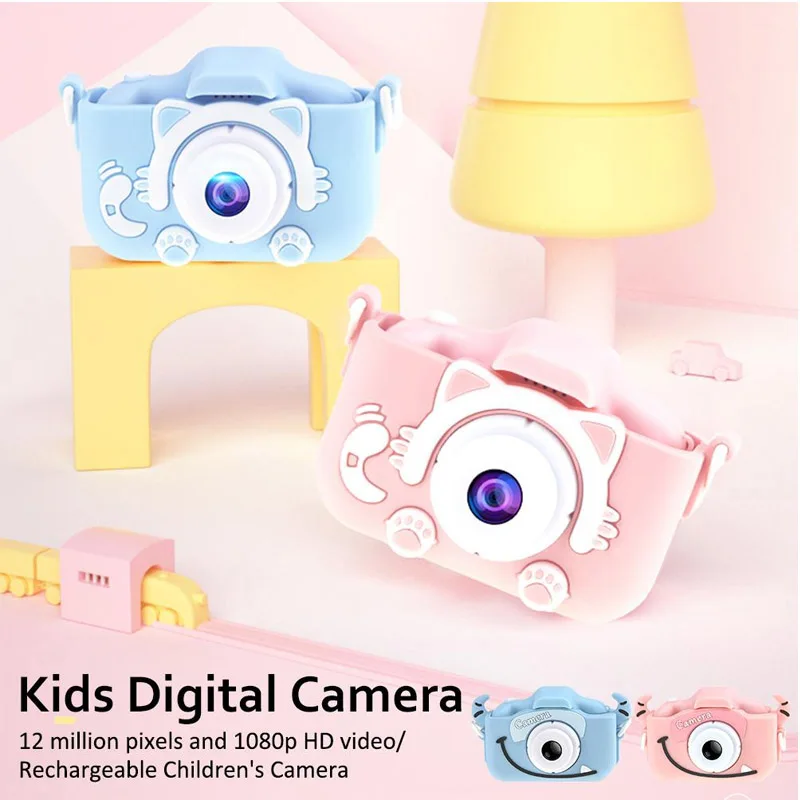 

2.0 Inch Screen Kids Camera Mini Digital 12MP Photo Children with 600 MAh Polymer Lithium Battery Toys Gift