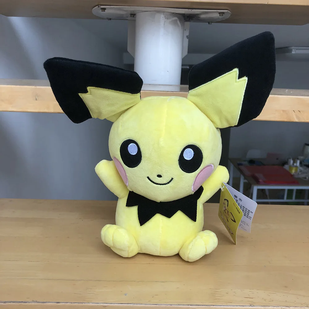Kawaii Pikachu Charmander Squirtle Bulbasaur Lapras плюшевая кукла мягкая качественная Игрушка Аниме игровой периферический продукт подарки