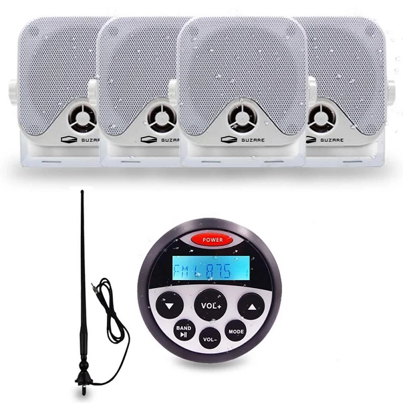 Водонепроницаемый морской стерео радио Bluetooth аудио приемник MP3 автомобильный dvd