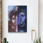 Shкруги нет Kyojin Levi Erwin Smith, холст, настенное художественное украшение, плакаты, принты для дома, спальни, рамка, деревянный Декор, живопись