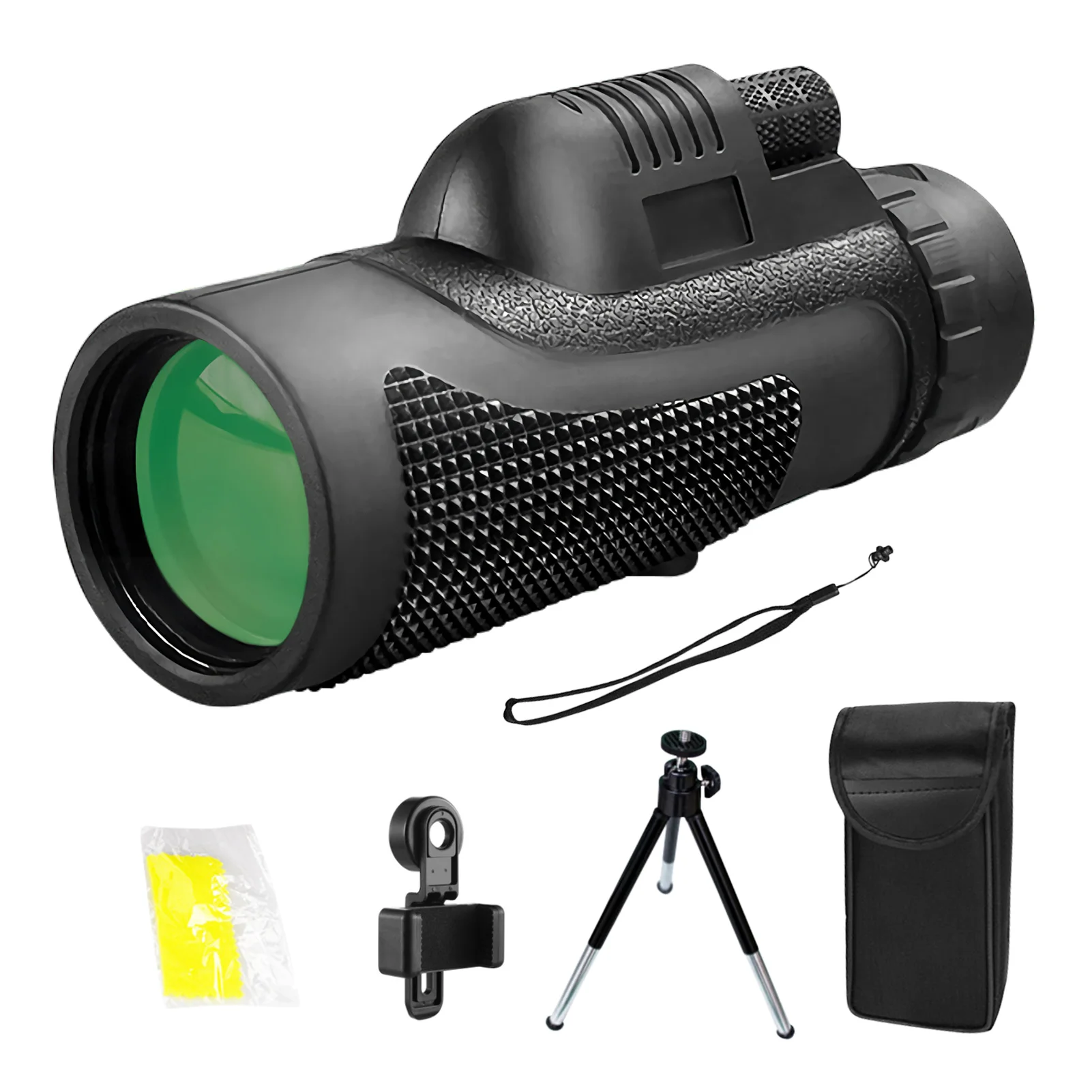 Монокуляр высокой мощности с увеличением 10X40 × 60 компактный водонепроницаемый