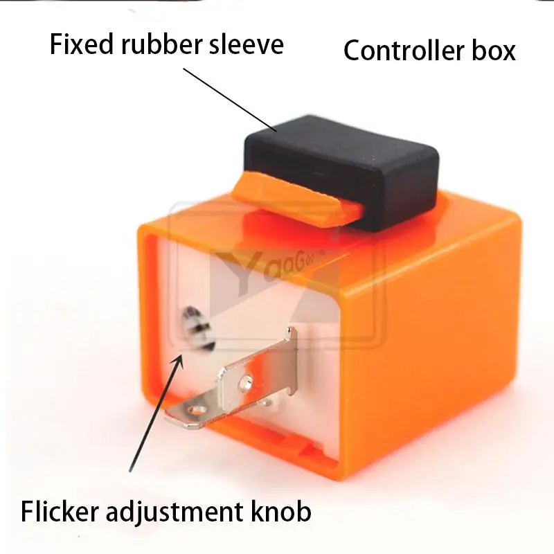Светодиодный указатель поворота для мотоцикла белый и желтый свет передний