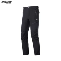 arsuxeo 2020 men sports pants zipper bike cycling pant cycle riding clothing bicycle bike fishing fitness trousers quick dry d91