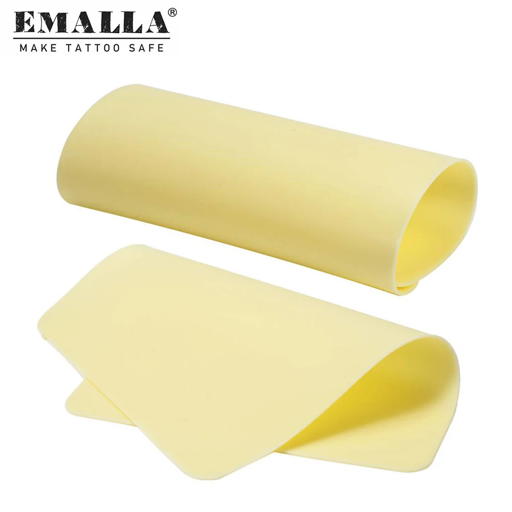 EMALLA 5 шт. чистый силикон Татуировка кожа двойной Перманентный макияж поддельные