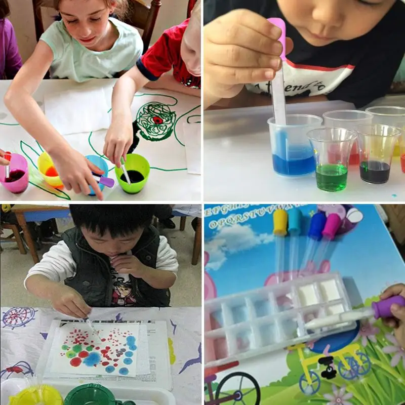 

10 Pcs Pipettes Liquid Droppers for Candy Sweet Kids Kitchen Gummy Mold Crafts A2UB