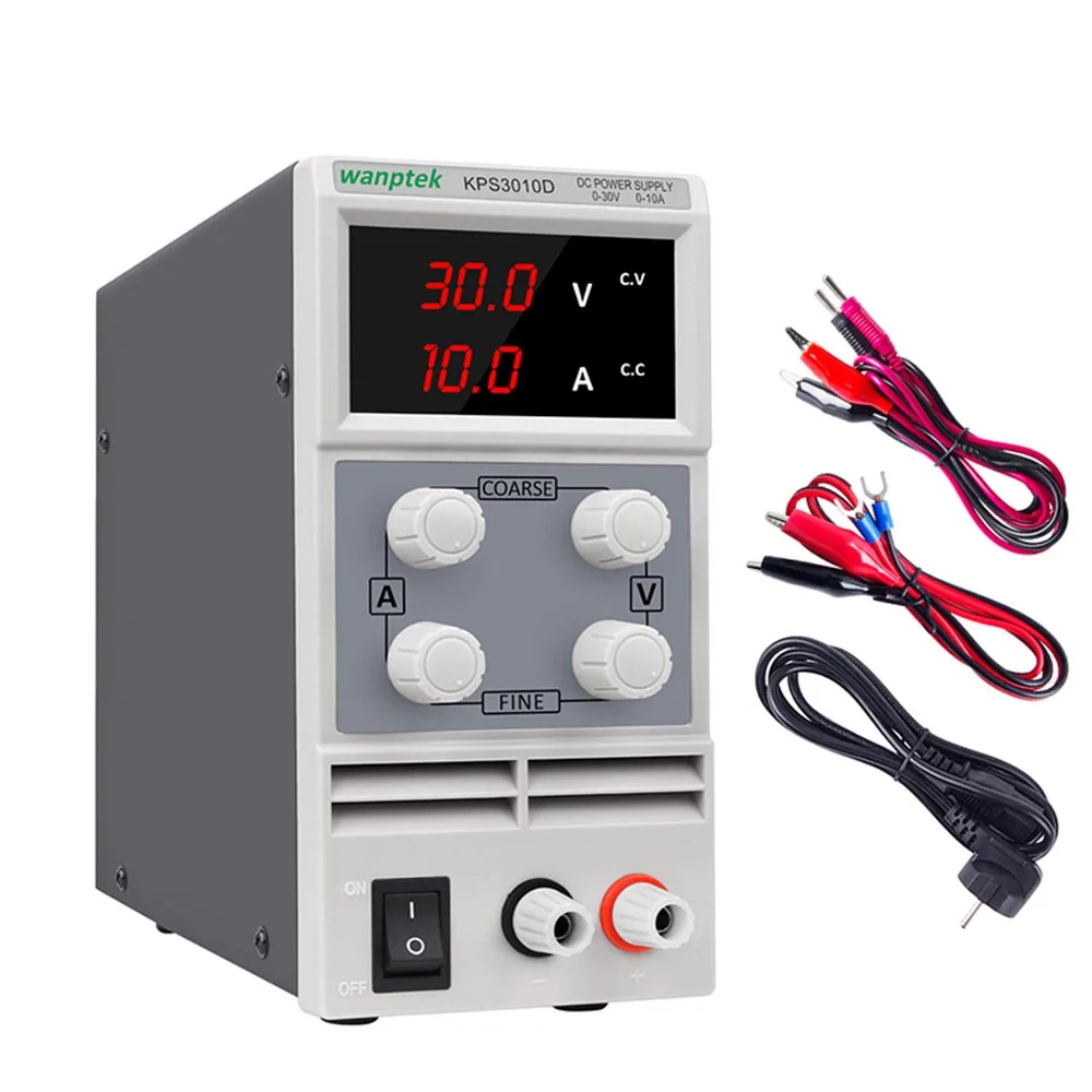 3-digits KPS 30V 10A Мини DC Питание 30V 10A Регулируемый 60V 5A USB цифровой импульсный источник Напряжение регулятор стабилизаторы ремонт ноутбуков паяльная источник - Цвет: 3-digits KPS 30V 10A