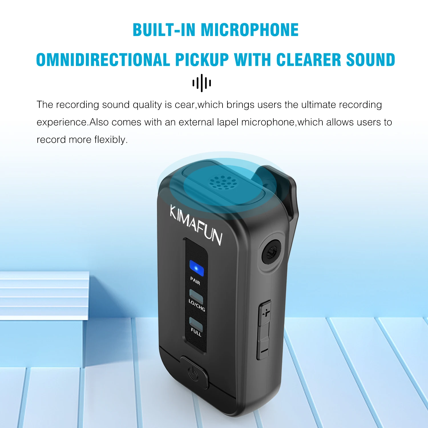 Беспроводной петличный микрофон KIMAFUN 2 4G система передатчика Vlog запись видео для