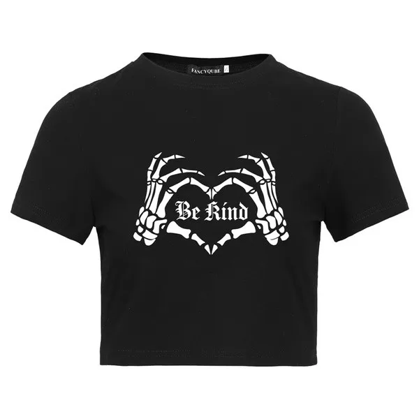 Модный сексуальный укороченный топ Женский фотографический Топ одежда в стиле