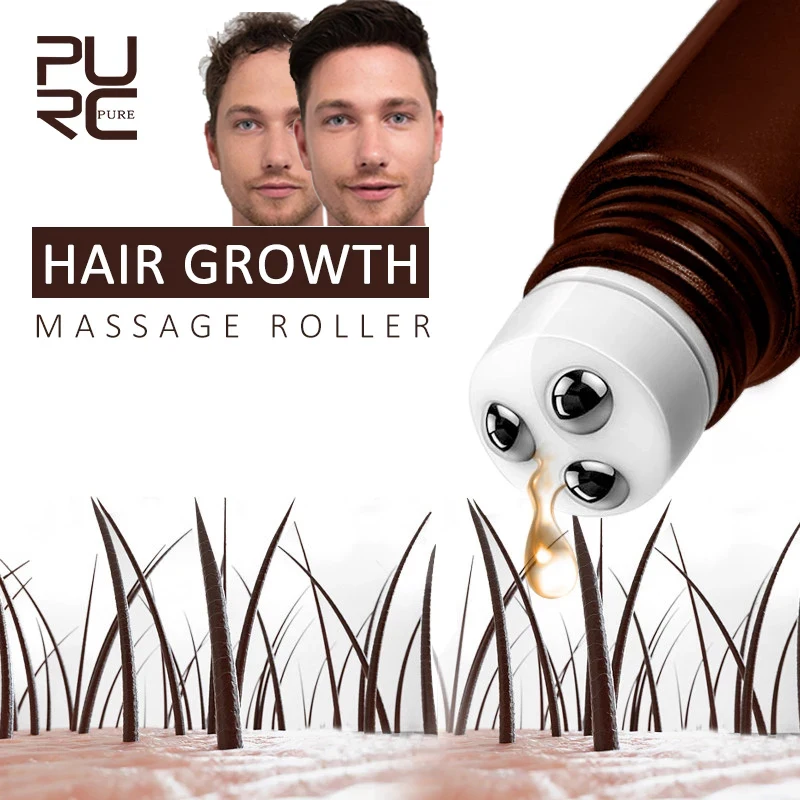 

PURC Natural Essence For Hair Growth Oil Scalp Massage Treatments Hair Loss Remedy Ginger Grow Hair Products Care For Women Men