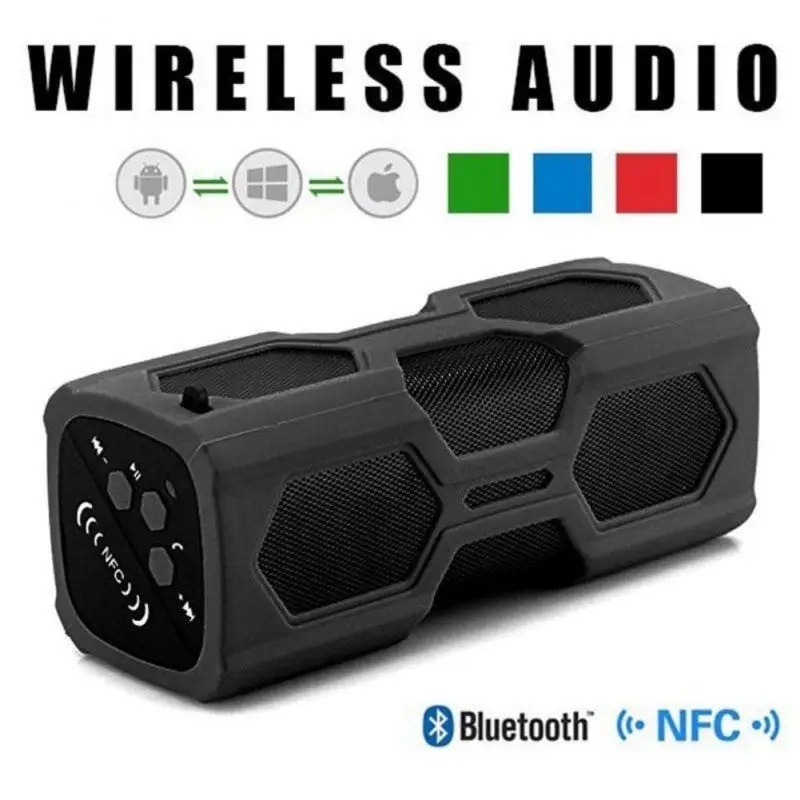 

Portable Wireless Bluetooth Speaker Waterproof With 1800MAH Power Bank Ultra Bass Subwoofer With LED Display altavoz Bluetooth