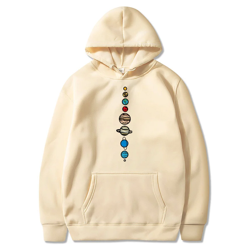 

Harajuku Men Hoodie Planets Colour Casual Hoodies Sweatshirts New Autumn Creative Design Funny Fashion Hoody Pullover Streetwear