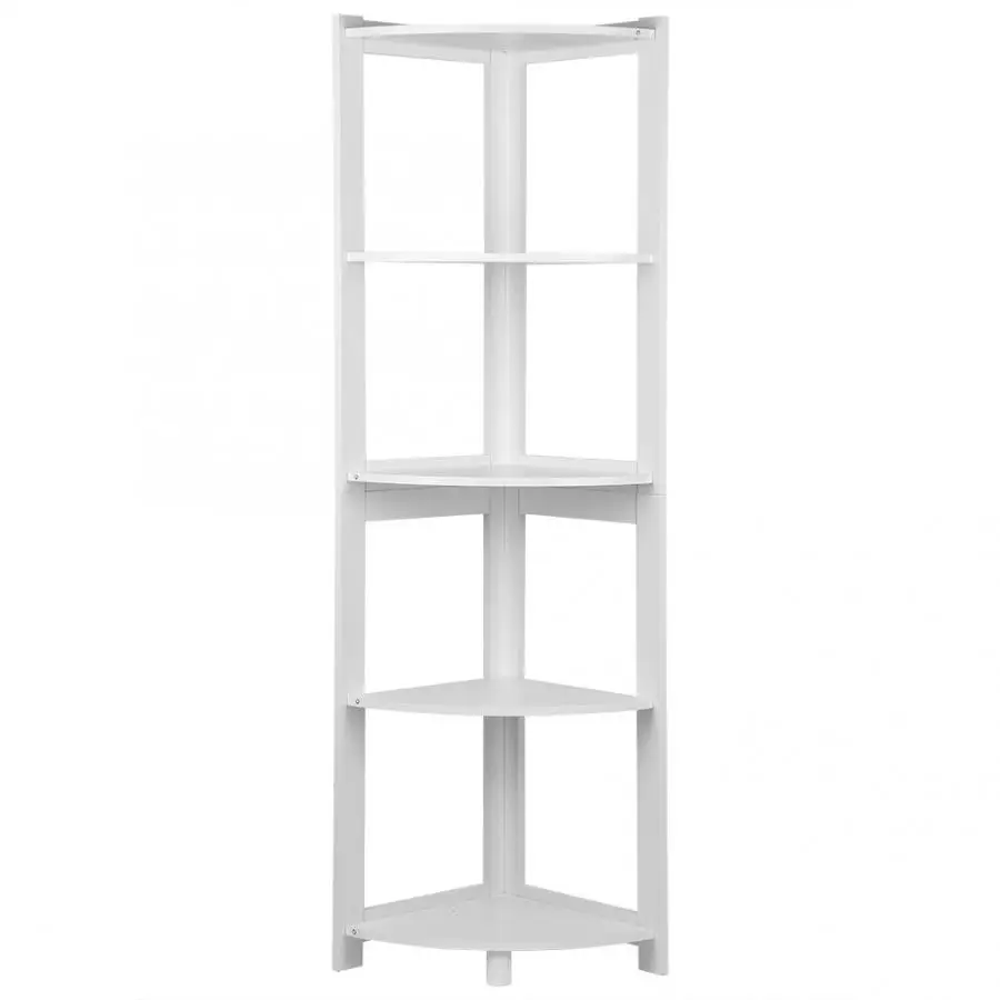 5 уровневая угловая домашняя полка для хранения книг компакт дисков вазы