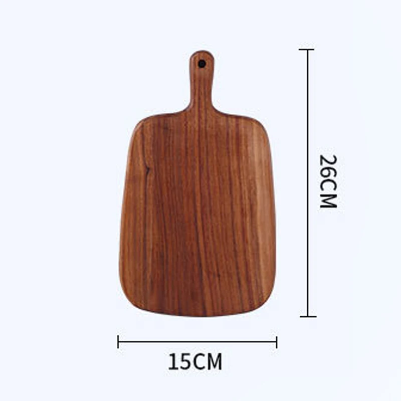 Японская разделочная доска из черного ореха, разделочная доска, деревянный поднос для хлеба, доска для фруктов, поднос для стейка западная пицца суши - Цвет: A-3