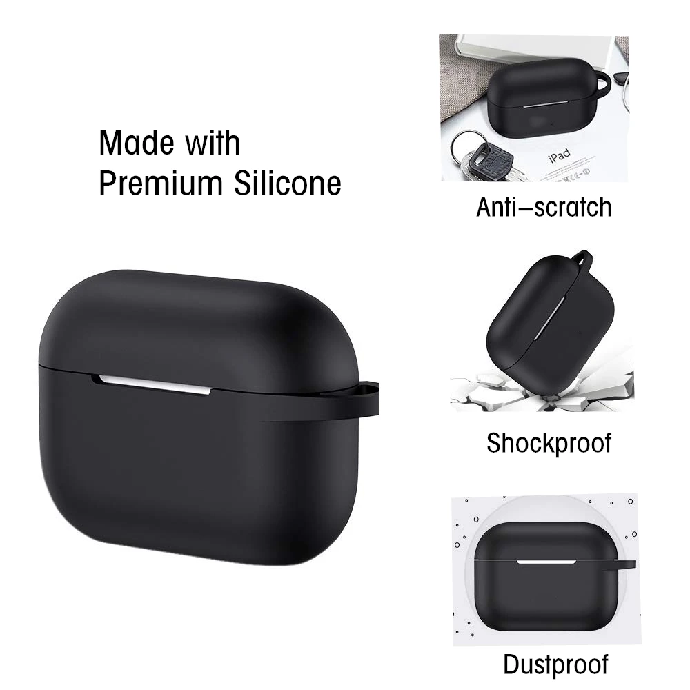 Беспроводной Bluetooth для apple airpods pro Air Pods 3 крышка жидкостный Мягкий силиконовый