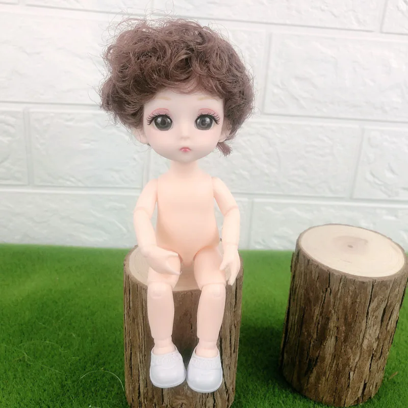 OB11 куклы 13 шарнирная кукла голая BJD мини мальчик 16 см|Куклы| |