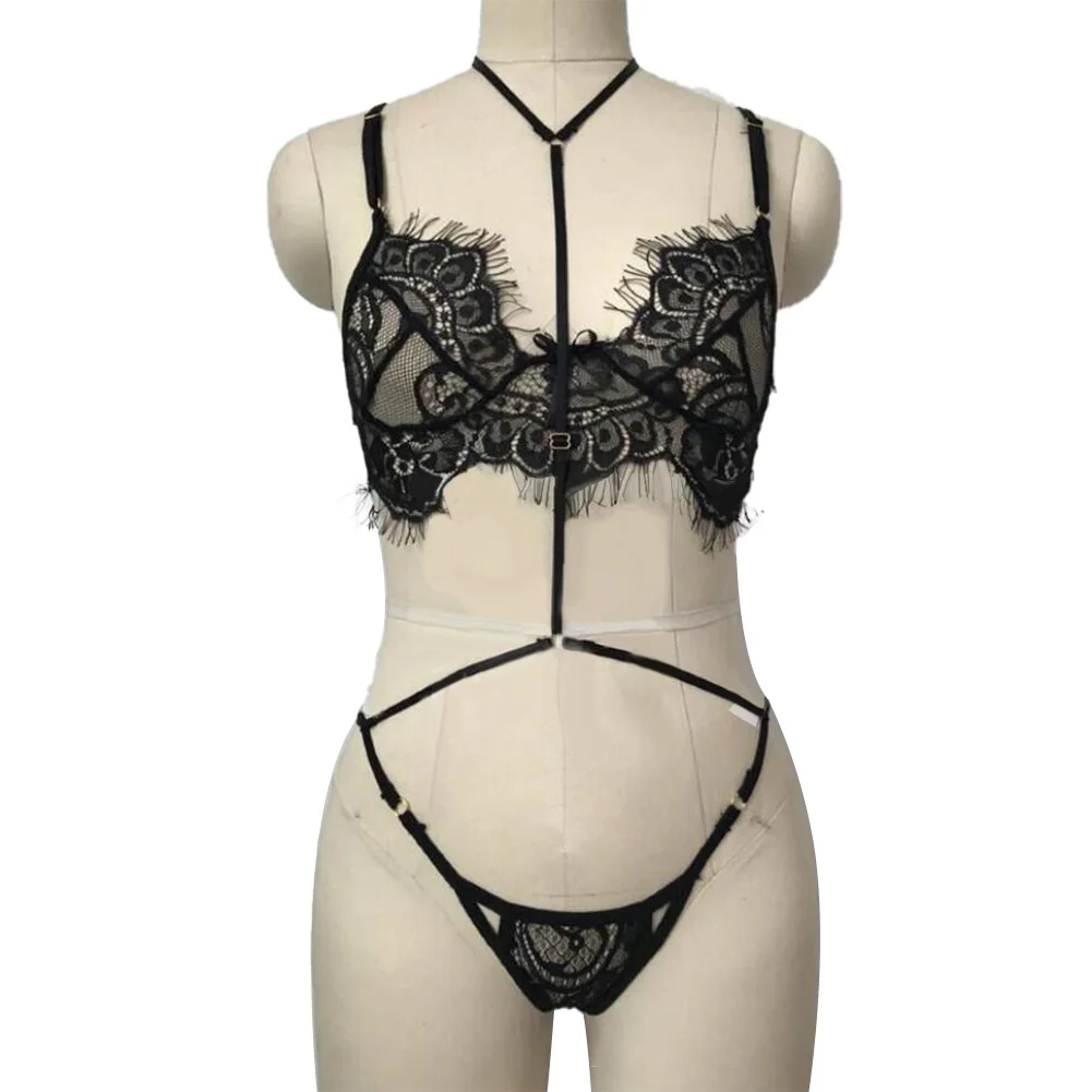 Новинка женское сексуальное нижнее белье для женщин Кружевное платье-стринги