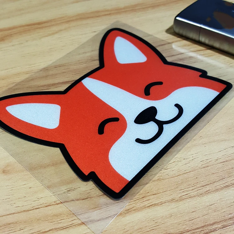 Виниловая наклейка на окно автомобиля 11 х10 см