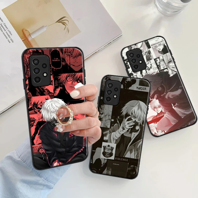 

Japanese Anime Tokyo Ghoul Japan Suave TPU Phone Case For Samsung Galaxy A11 A21S A31 A32 A41 A42 A51 A52 A71 A72 Back Fundas