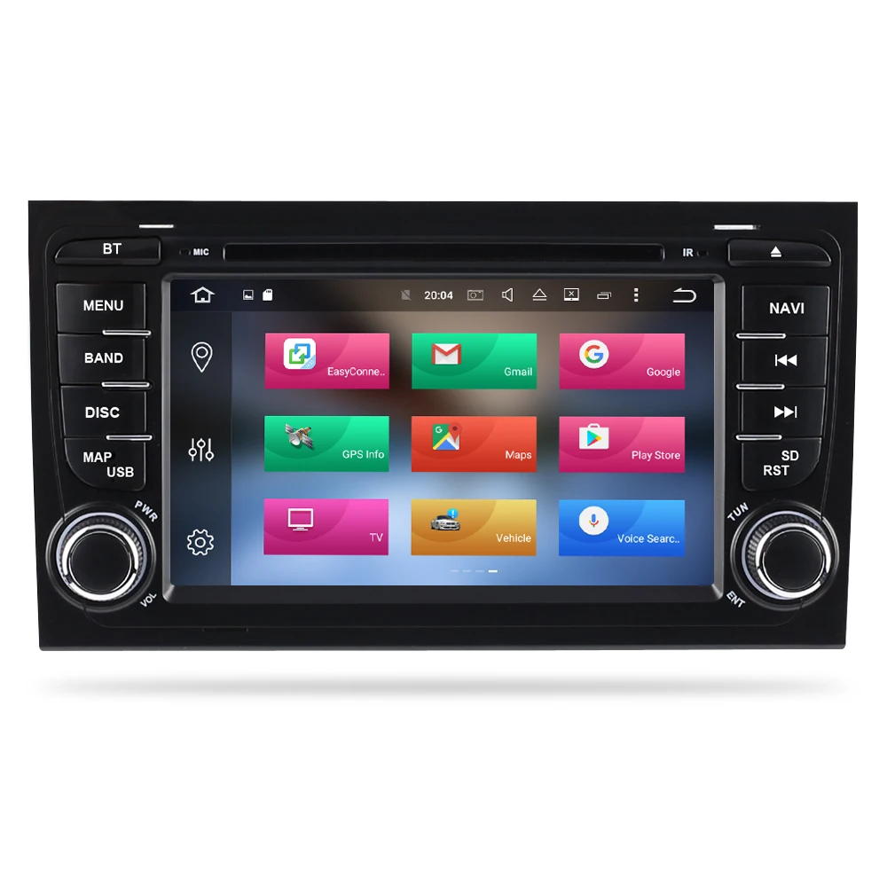 4G RAM Android 9 0 Автомобильный DVD стерео мультимедиа головное устройство для Audi A4 S4 B6 B7