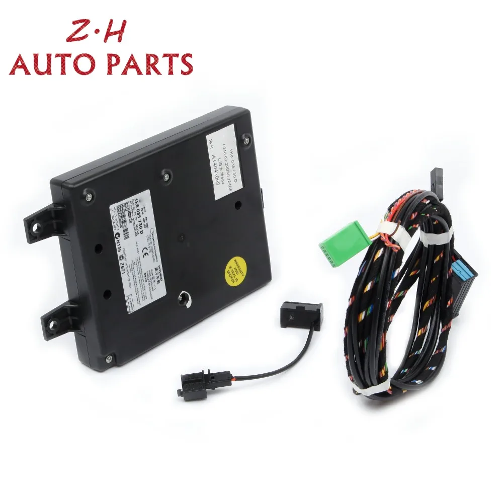 Новый модуль 9W2 Bluetooth + жгут микрофон для VW Golf Jetta MK5 MK6 Passat B6 B7 Touran Eos Scirocco RCD510
