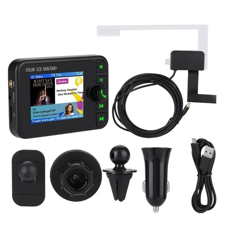 

Радиоприемник Dab с цифровым сигналом, автомобильный Bluetooth, Mp3, Fm, транс T3EB