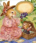 Кролик мать ребенок животное для вышивки вышивка 14 карат считается непечатным Aida DIY наборы для вышивки крестиком ручная работа искусство настенный Декор