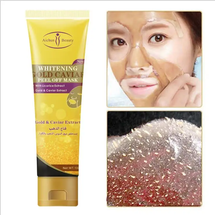 Отшелушивающая Маска из бамбукового угля Очищающий поры Отбеливающая