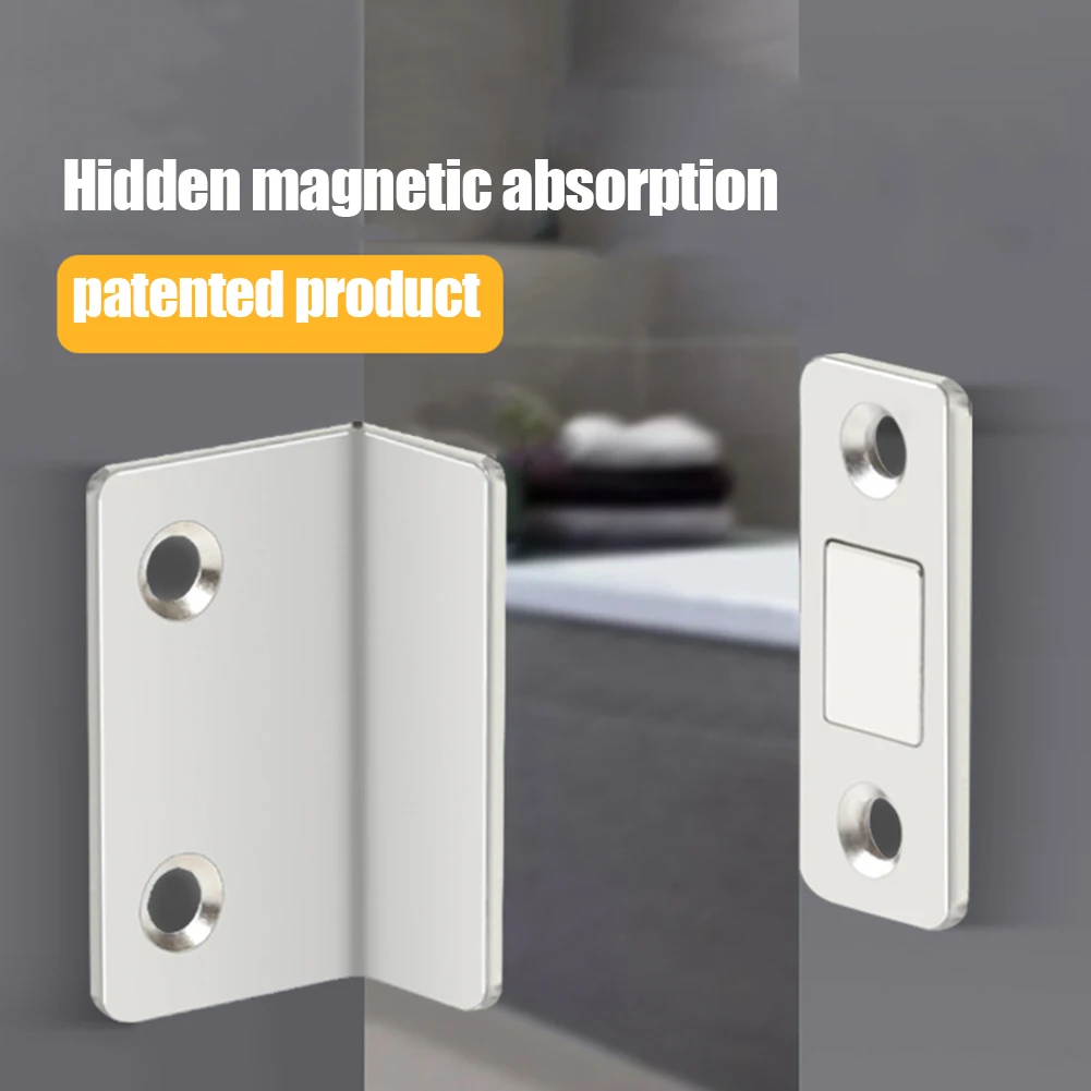 

Furniture Fittings Strong Magnetic Door Closer Cabinet Catches Latch Magnet Wardrobes Door Stopper Cupboard Ultra Thin Closures