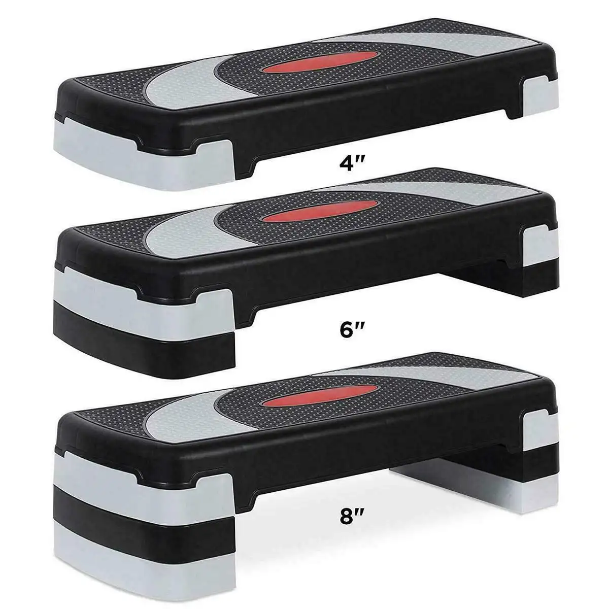

Fitness Aerobic Step Adjustable Non-slip Cardio Yoga Pedal Stepper Gym Workout Exercise Fitness Aerobic Step Equipment 300 KG
